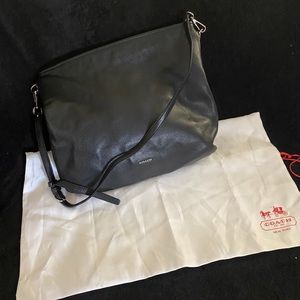 COACH Madison Pebbled Leather Hobo Convertible